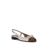 Valentino Garavani Cream Goatskin Ballet Flats